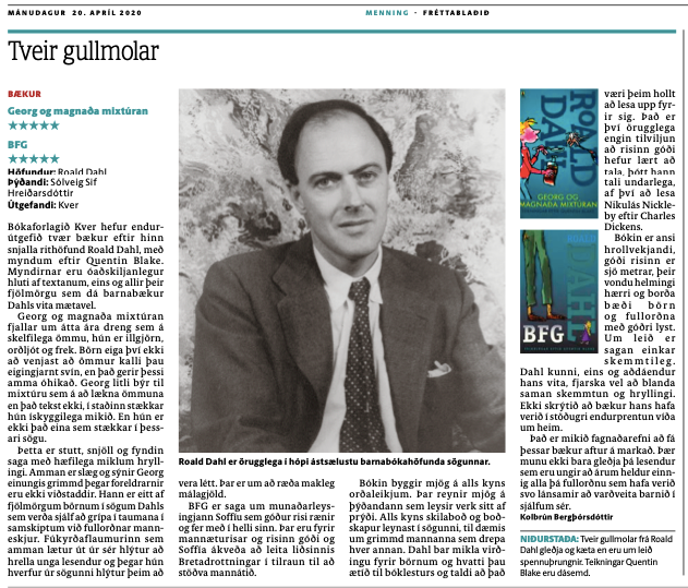 „Tveir gullmolar“
