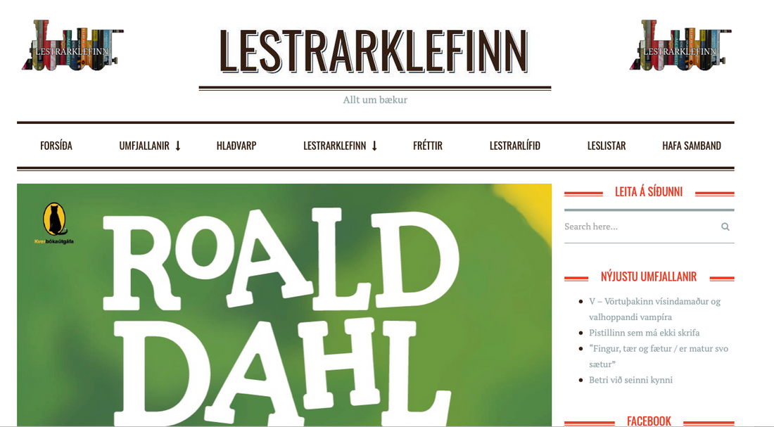 Risastóri krókódíllinn fær fimm stjörnur hjá Lestrarklefanum