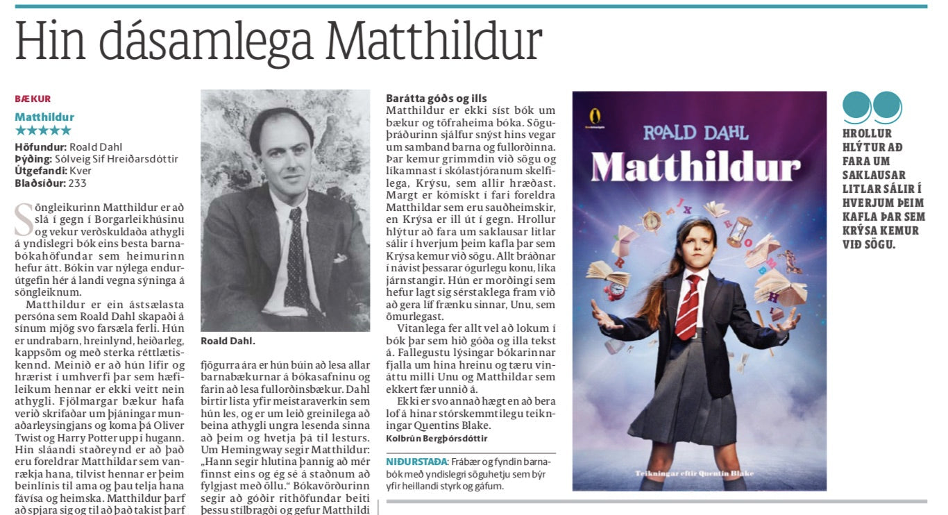 Hin dásamlega Matthildur!