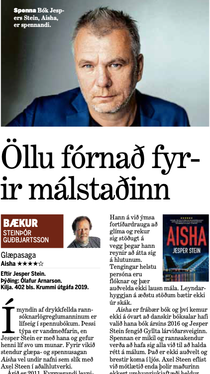 Aisha er frábær bók! - 4 stjörnur!